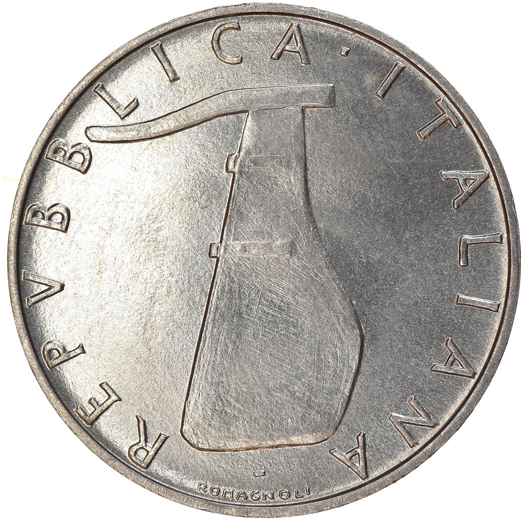 Munten, Italië, 5 Lire, 1980, Rome, ZF+, Aluminium, KM:92