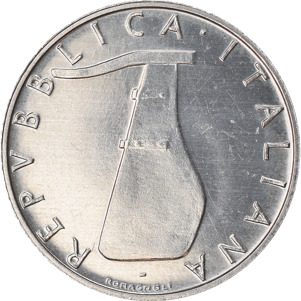 Munten, Italië, 5 Lire, 1987, Rome, PR, Aluminium, KM:92
