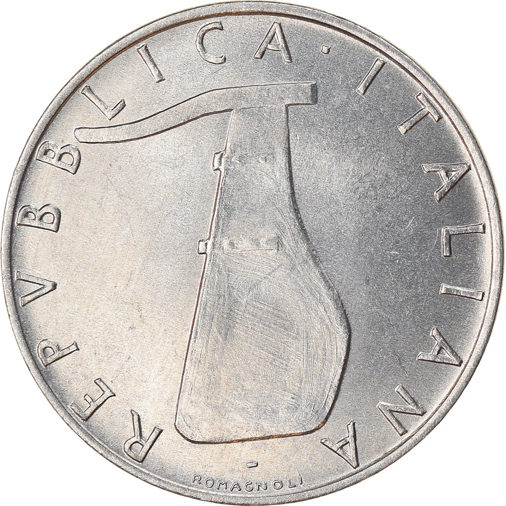 Coin, Italy, 5 Lire, 1997, Rome, AU(50-53), Aluminum, KM:92