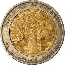 Moneda, Colombia, 500 Pesos, 1994, MBC, Bimetálico, KM:286