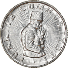 Coin, Turkey, 10 Lira, 1981, MS(60-62), Aluminum, KM:945