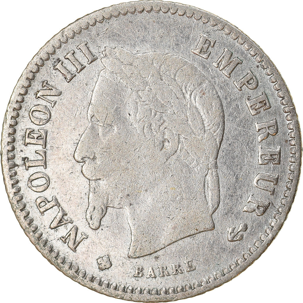 Coin, France, Napoleon III, Napoléon III, 20 Centimes, 1867, Strasbourg