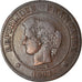 Moneta, Francja, Cérès, 5 Centimes, 1897, Paris, EF(40-45), Bronze, KM:821.1