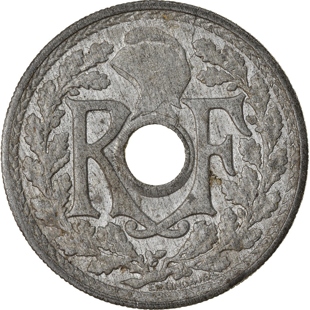 Coin, France, Lindauer, 20 Centimes, 1945, Paris, EF(40-45), Zinc, KM:907.1
