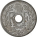 Coin, France, Lindauer, 20 Centimes, 1945, Paris, EF(40-45), Zinc, KM:907.1