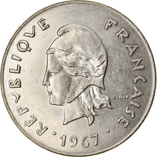 Coin, New Caledonia, 50 Francs, 1967, Paris, EF(40-45), Nickel, KM:7