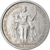 Coin, FRENCH OCEANIA, 2 Francs, 1949, EF(40-45), Aluminum, KM:3