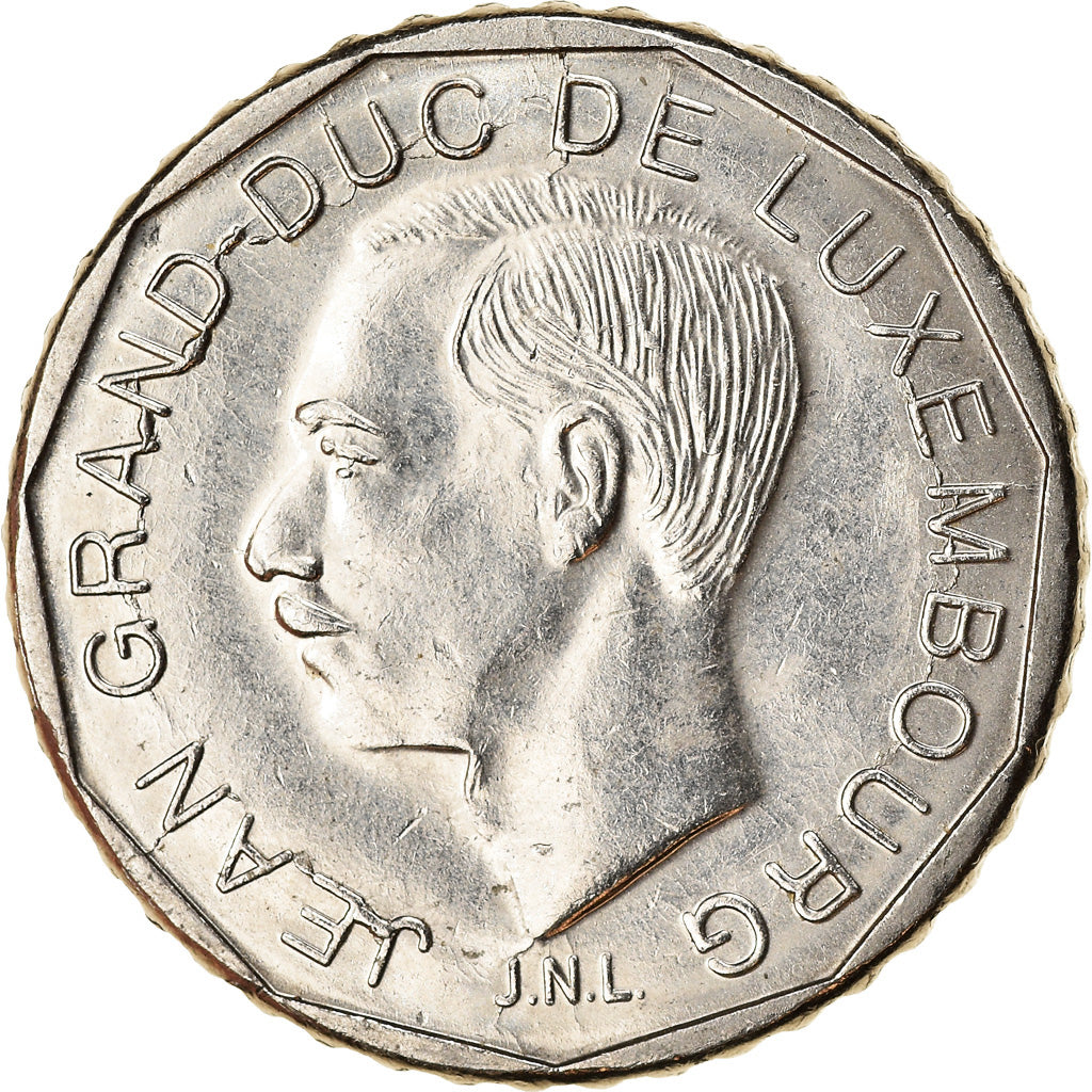 Coin, Luxembourg, Jean, 50 Francs, 1991, EF(40-45), Nickel, KM:66