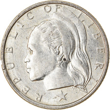Coin, Liberia, 10 Cents, 1960, AU(55-58), Silver, KM:15