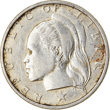 Coin, Liberia, 10 Cents, 1960, EF(40-45), Silver, KM:15