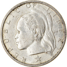 Coin, Liberia, 10 Cents, 1960, EF(40-45), Silver, KM:15