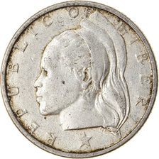 Coin, Liberia, 10 Cents, 1960, VF(30-35), Silver, KM:15