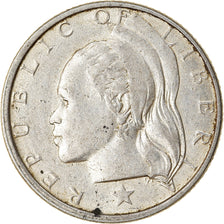 Coin, Liberia, 10 Cents, 1960, VF(30-35), Silver, KM:15