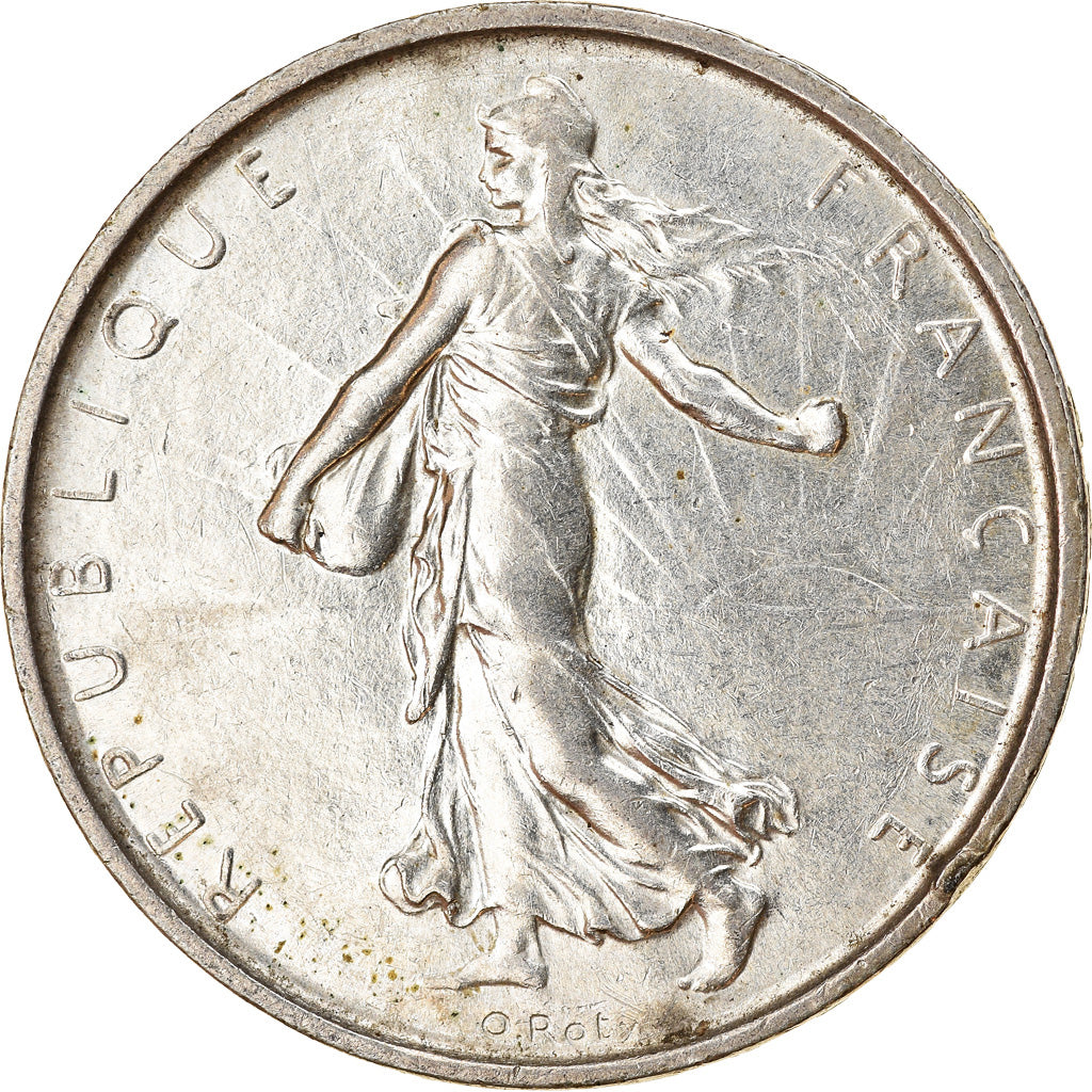 Coin, France, Semeuse, 5 Francs, 1967, Paris, AU(50-53), Silver, KM:926