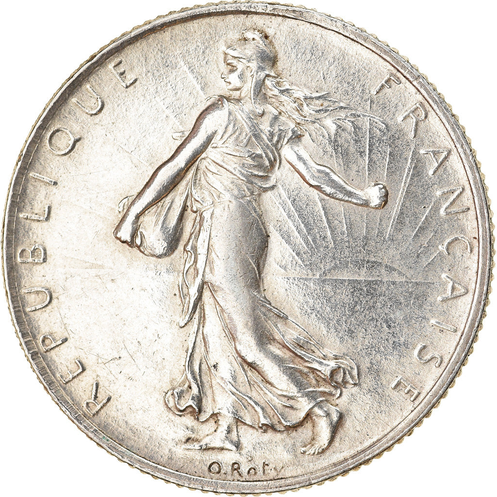 Monnaie, France, Semeuse, 2 Francs, 1916, Paris, TTB, Argent, Gadoury:532