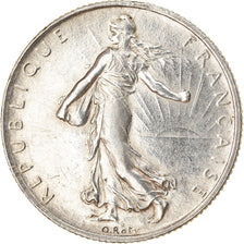 Moeda, França, Semeuse, 2 Francs, 1916, Paris, EF(40-45), Prata, KM:845.1