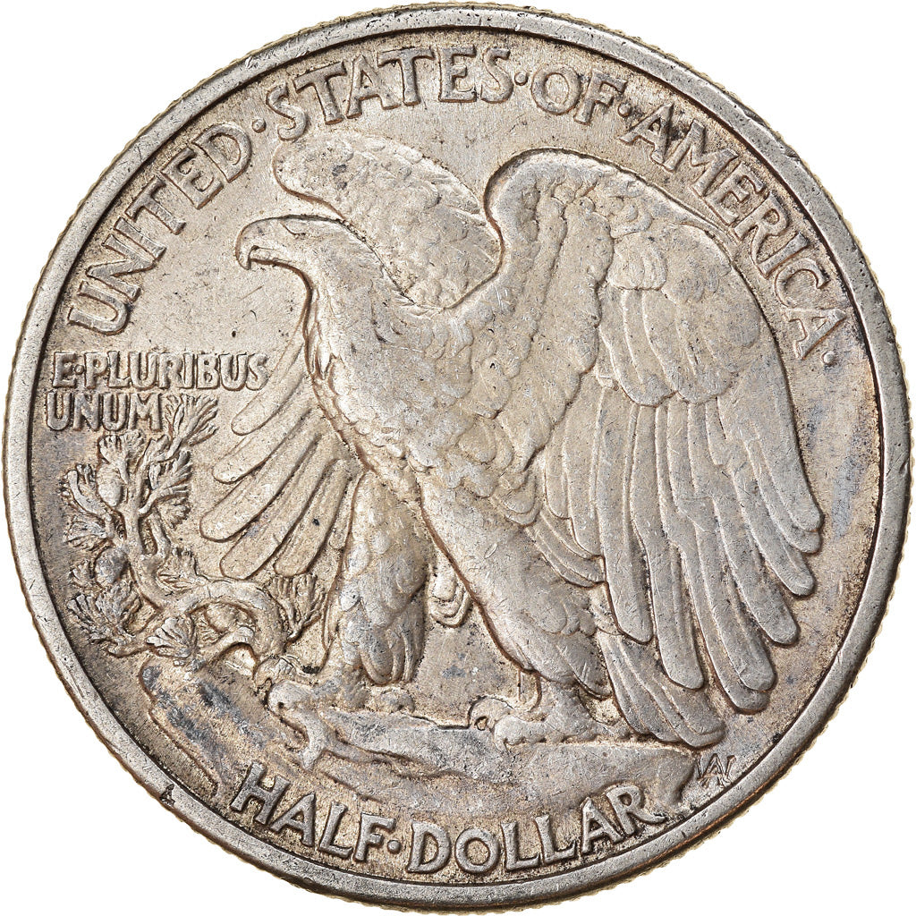 Coin, United States, Walking Liberty Half Dollar, Half Dollar, 1940, U.S. Mint