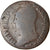 Moneta, Francia, Dupré, 5 Centimes, AN 8, Metz, MB, Bronzo, KM:640.2