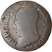 Moneta, Francia, Dupré, 5 Centimes, AN 8, Metz, MB, Bronzo, KM:640.2