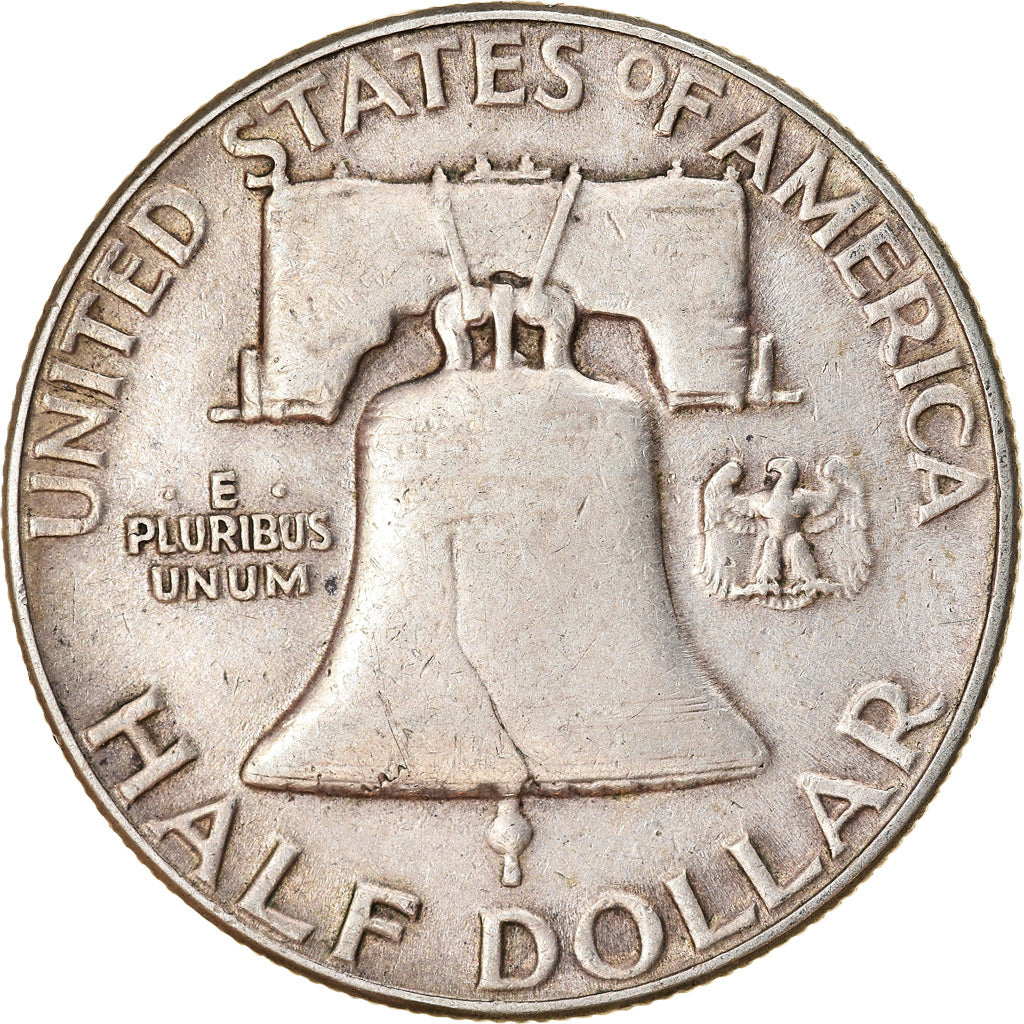Coin, United States, Franklin Half Dollar, Half Dollar, 1953, U.S. Mint