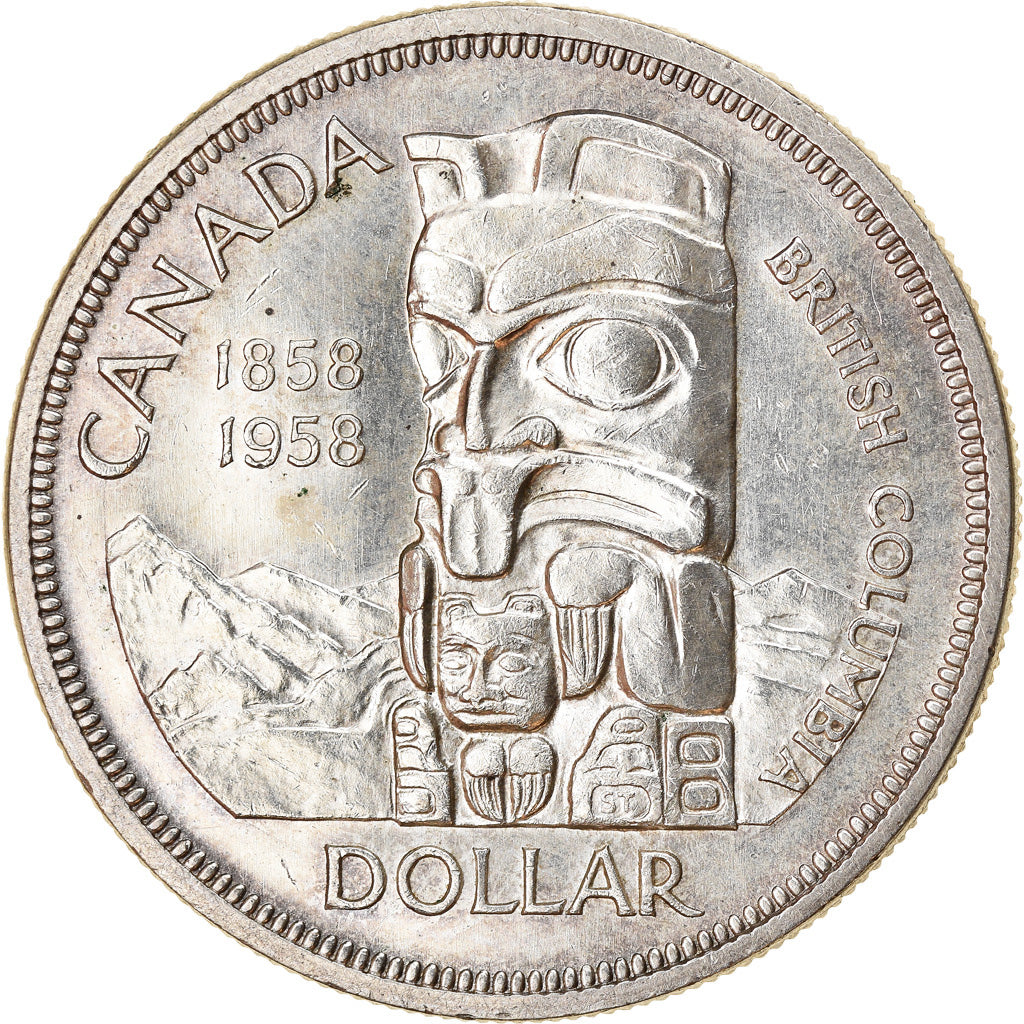 Coin, Canada, Elizabeth II, Dollar, 1958, Royal Canadian Mint, Ottawa
