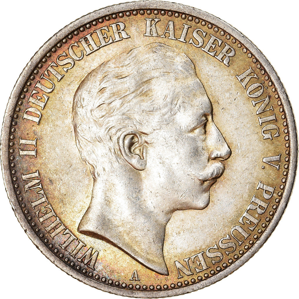 Coin, German States, PRUSSIA, Wilhelm II, 2 Mark, 1905, Berlin, EF(40-45)