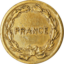 Moeda, França, France Libre, 2 Francs, 1944, Philadelphia, VF(30-35), Latão