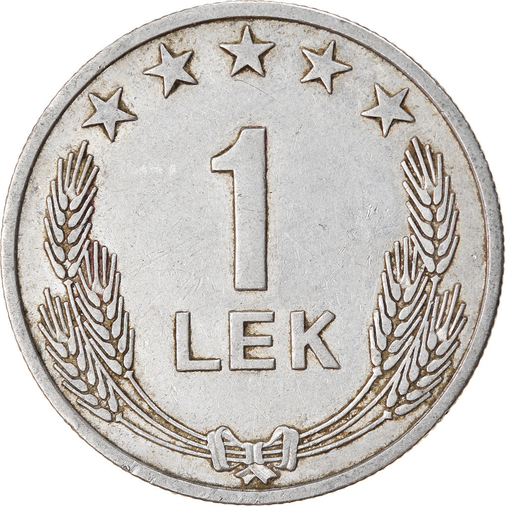 Coin, Albania, Lek, 1964, EF(40-45), Aluminum, KM:43