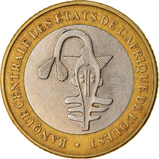 Coin, West African States, 500 Francs, 2003, EF(40-45), Bi-Metallic, KM:15
