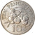 Moneta, Guernsey, Elizabeth II, 10 Pence, 1988, EF(40-45), Miedź-Nikiel
