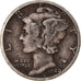 Coin, United States, Mercury Dime, Dime, 1940, U.S. Mint, Denver, VF(20-25)