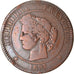 Monnaie, France, Cérès, 10 Centimes, 1895, Paris, TB+, Bronze, Gadoury:265a