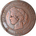Monnaie, France, Cérès, 10 Centimes, 1895, Paris, TB+, Bronze, Gadoury:265a