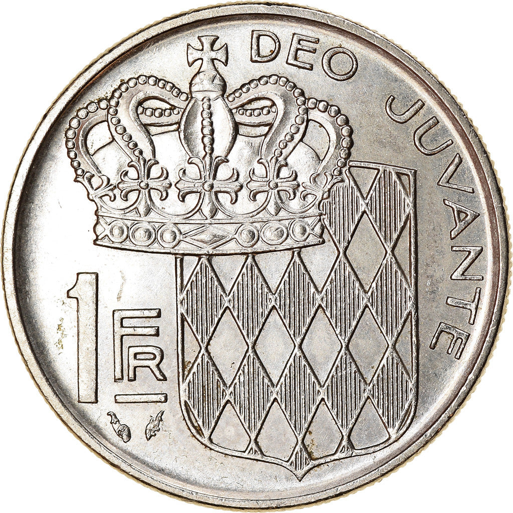 Coin, Monaco, Rainier III, Franc, 1978, AU(50-53), Nickel, KM:140, Gadoury:MC