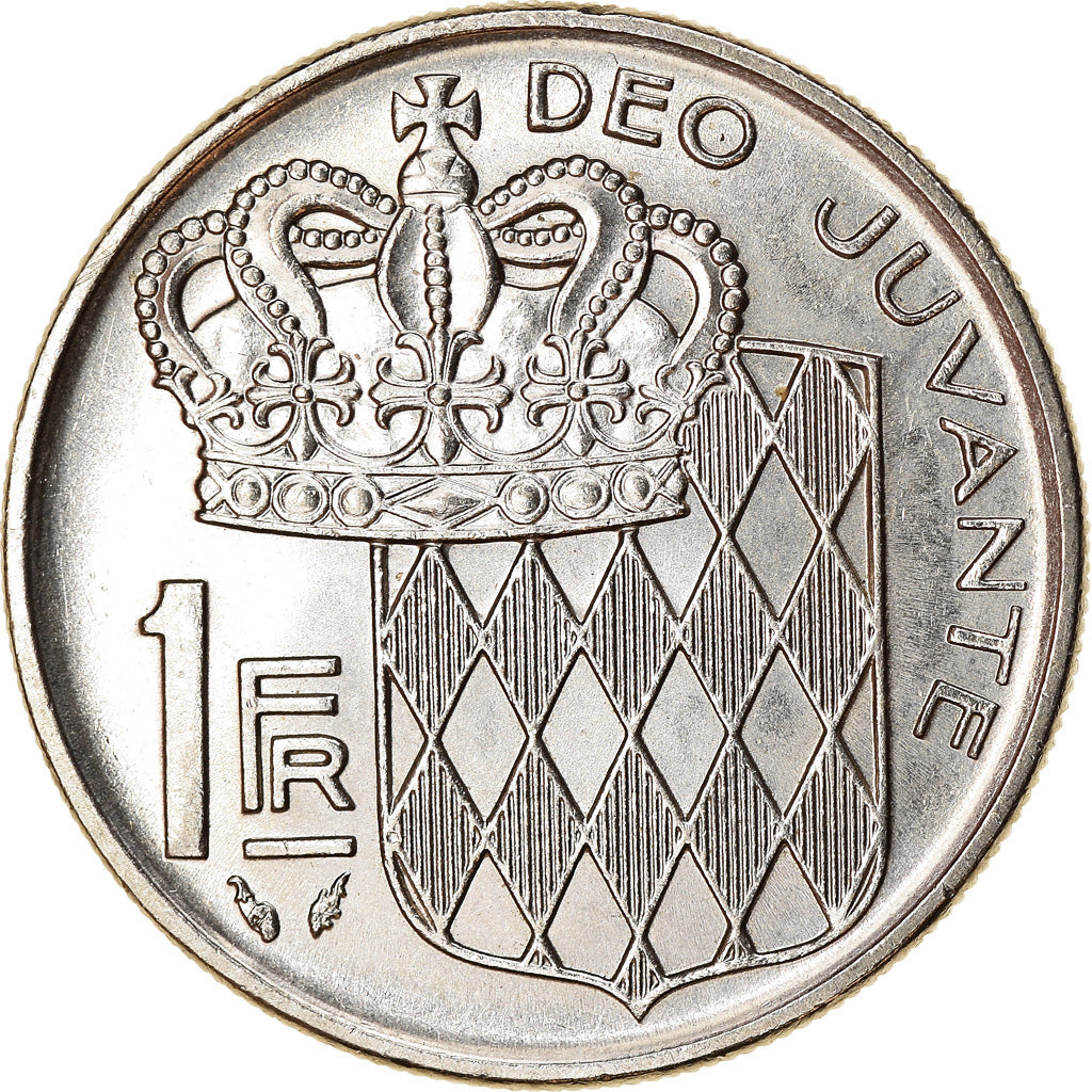Coin, Monaco, Rainier III, Franc, 1979, AU(50-53), Nickel, KM:140