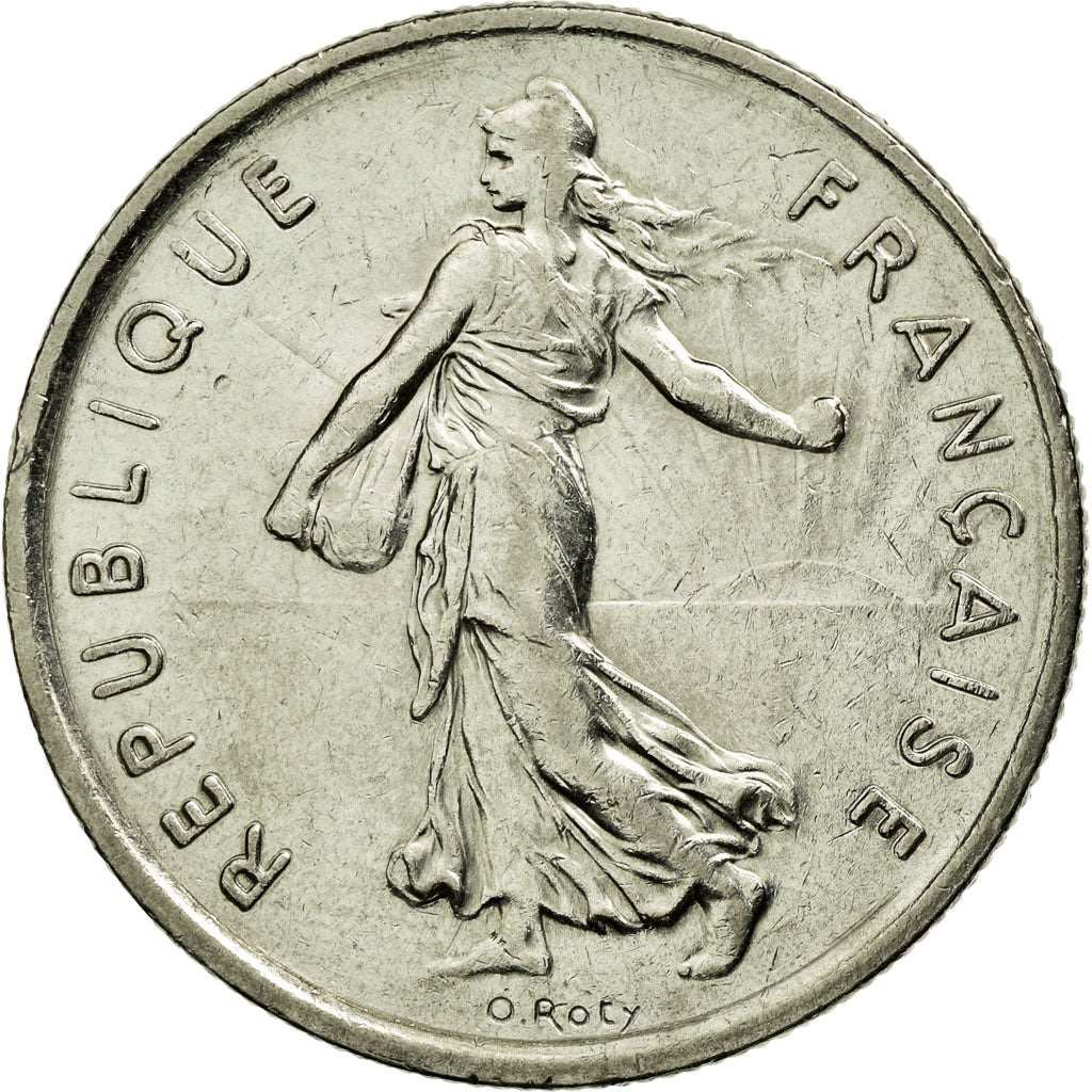 Coin, France, Semeuse, 5 Francs, 1993, Paris, AU(50-53), Nickel Clad