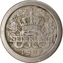 Münze, Niederlande, Wilhelmina I, 5 Cents, 1907, SS, Copper-nickel, KM:137