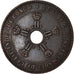 Coin, CONGO FREE STATE, Leopold II, 2 Centimes, 1888, EF(40-45), Copper, KM:2