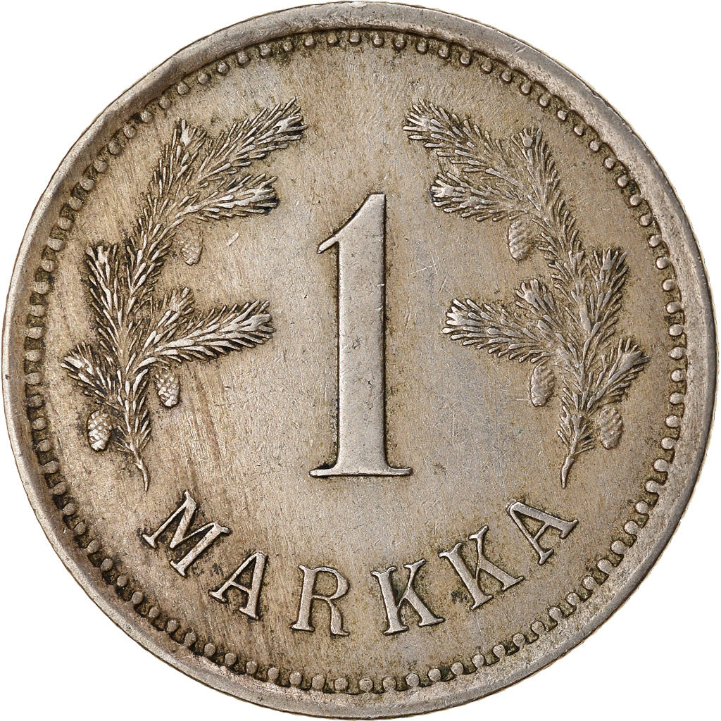 Coin, Finland, Markka, 1921, EF(40-45), Copper-nickel, KM:27