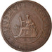 Coin, FRENCH INDO-CHINA, Cent, 1892, Paris, EF(40-45), Bronze, KM:1, Lecompte:43