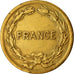 Coin, France, France Libre, 2 Francs, 1944, Philadelphia, EF(40-45), Brass