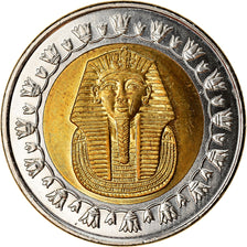 Coin, Egypt, Pound, 2007/AH1428, Cairo, AU(50-53), Bi-Metallic, KM:940a