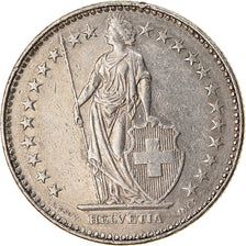 Coin, Switzerland, 2 Francs, 1986, Bern, EF(40-45), Copper-nickel, KM:21a.3