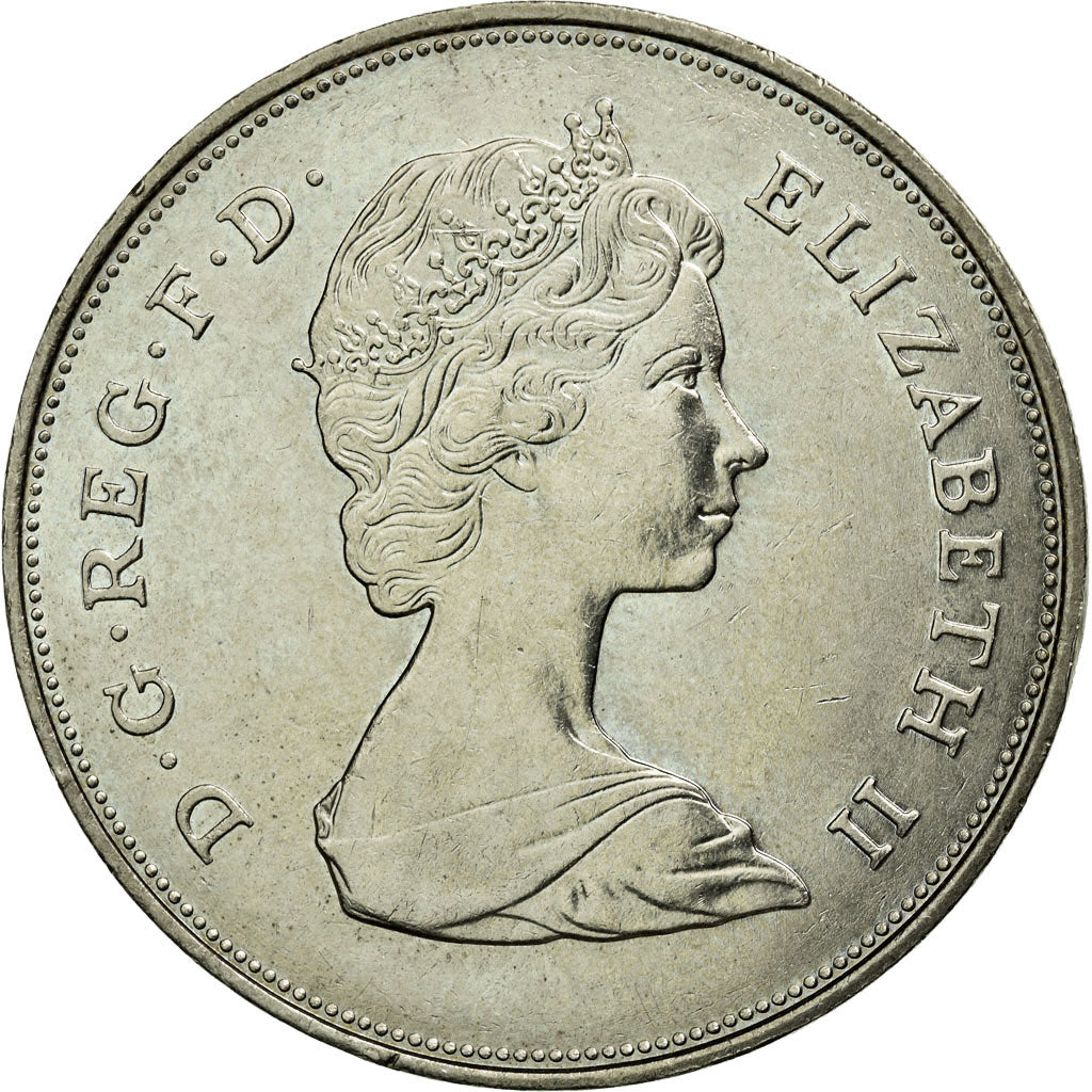 Coin, Great Britain, Elizabeth II, 25 New Pence, 1981, MS(60-62), Copper-nickel