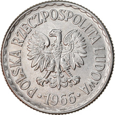 Münze, Polen, Zloty, 1966, Warsaw, SS+, Aluminium, KM:49.1