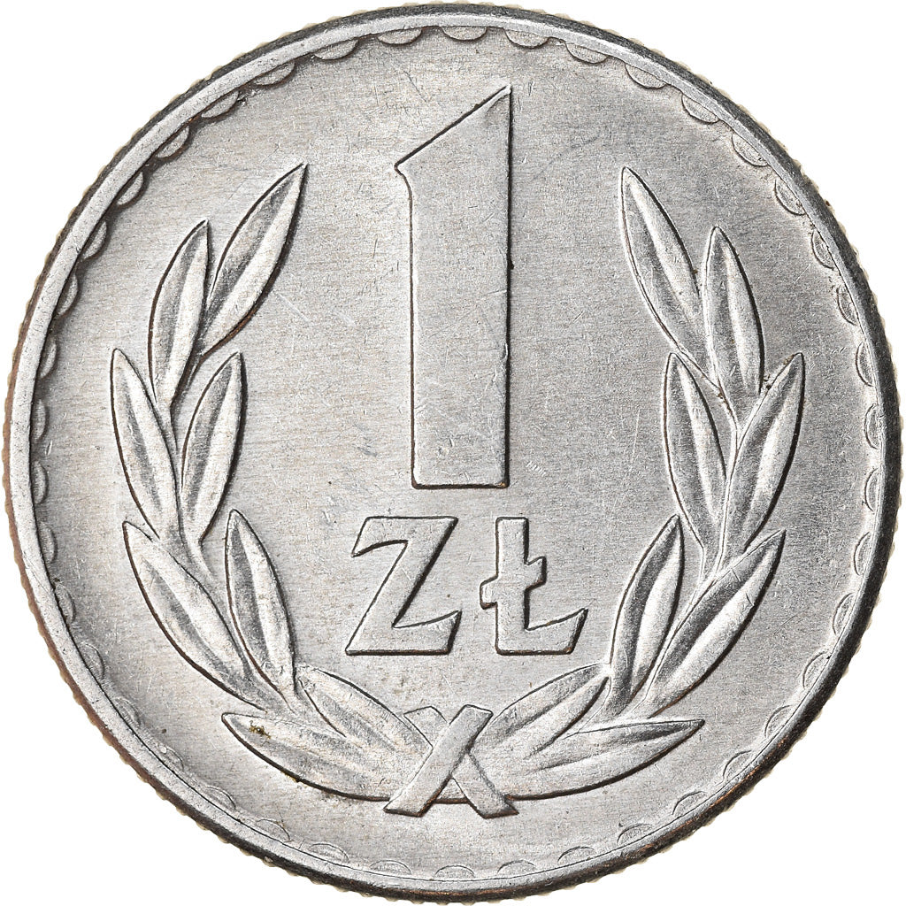 Münze, Polen, Zloty, 1966, Warsaw, SS+, Aluminium, KM:49.1