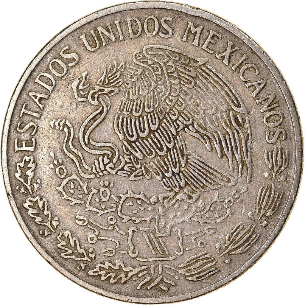 Moneta, Messico, Peso, 1971, Mexico City, BB, Rame-nichel, KM:460