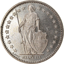 Coin, Switzerland, 1/2 Franc, 1982, Bern, Proof / BE, EF(40-45), Copper-nickel