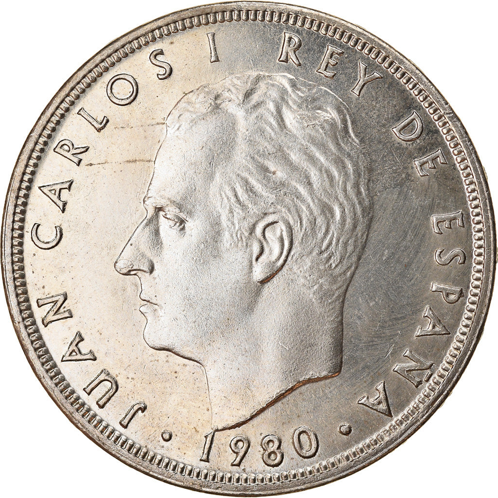 Coin, Spain, Juan Carlos I, 100 Pesetas, 1980, EF(40-45), Copper-nickel, KM:820