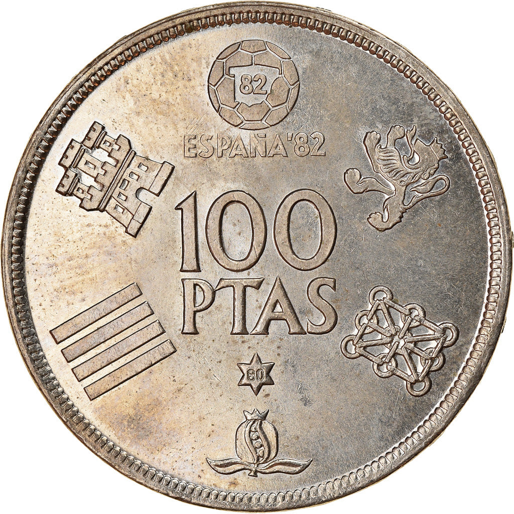 Coin, Spain, Juan Carlos I, 100 Pesetas, 1980, EF(40-45), Copper-nickel, KM:820